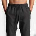 Straight Linen Pants
