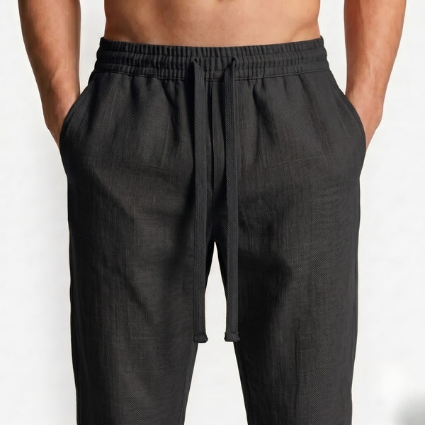 Straight Linen Pants