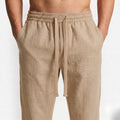 Straight Linen Pants