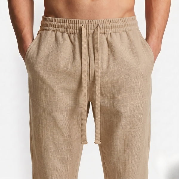 Straight Linen Pants