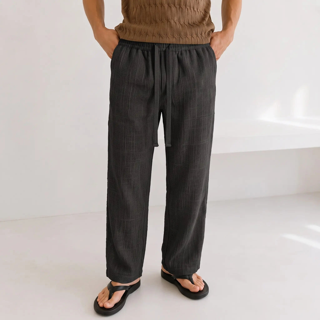 Straight Linen Pants