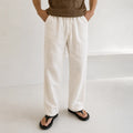 Straight Linen Pants